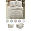 Posh Living Briseis 2pc Twin/Twin XL Comforter Set Beige