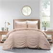 Posh Living Briseis 3pc King/California King Comforter Set Blush