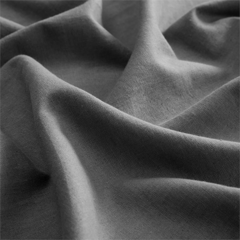 Posh Living Kaiyah 3pc King/California King Duvet Set Dark Grey