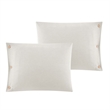 Posh Living Kaiyah 3pc Full/Queen Duvet Set Ivory