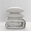 Posh Living Kaiyah 3pc Full/Queen Duvet Set Light Grey