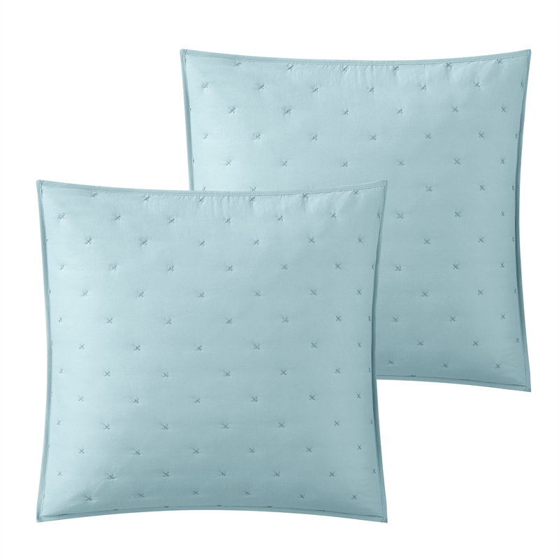 Posh Living Abilene 7pc Full/Queen Comforter Set Blue