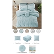 Posh Living Abilene 5pc Twin/Twin XL Comforter Set Blue