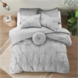 Posh Living Abilene 5pc Twin/Twin XL Comforter Set Grey