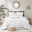 Posh Living Abilene 7pc King/California King Comforter Set White