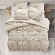 Posh Living Arissa 5pc Full/Queen Comforter Set Beige