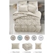 Posh Living Arissa 3pc Twin/Twin XL Comforter Set Beige