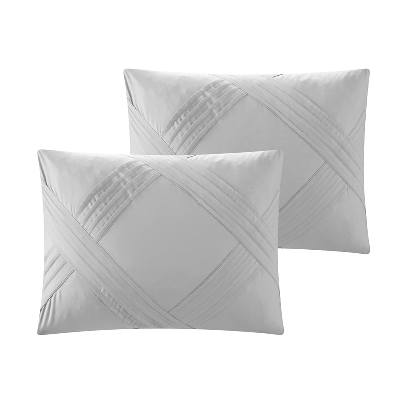 Posh Living Daniyah 5pc King/California King Comforter Set Grey