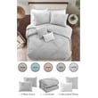 Posh Living Daniyah 5pc King/California King Comforter Set Grey