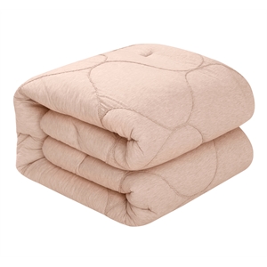 Posh Living Ginger 3pc Full/Queen Comforter Set Blush