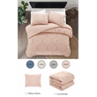 Posh Living Ginger 2pc Twin/Twin XL Comforter Set Blush