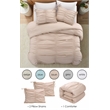 Posh Living Briseis 3pc Full/Queen Comforter Set Blush