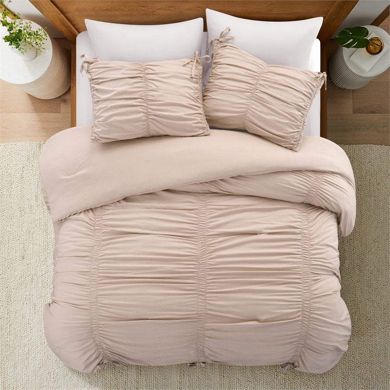 Posh Living Briseis 2pc Twin/Twin XL Comforter Set Blush
