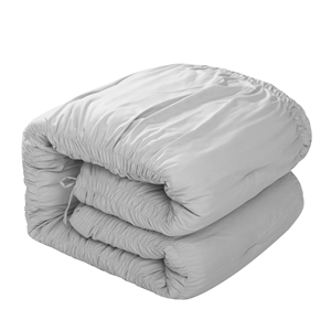 Posh Living Briseis 3pc Full/Queen Comforter Set Grey