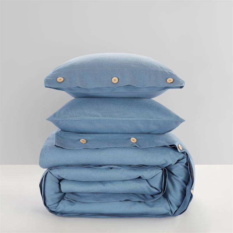 Posh Living Kaiyah 3pc Full/Queen Duvet Set Navy