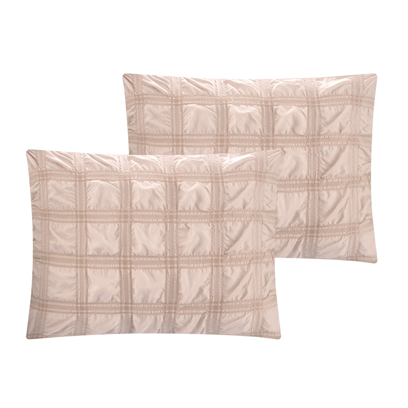 Posh Living Kynnedi 7pc King/California King Duvet Set Blush