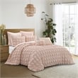 Posh Living Kynnedi 7pc King/California King Duvet Set Blush