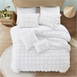 Posh Living Kynnedi 7pc Full/Queen Duvet Set White