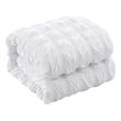 Posh Living Kynnedi 7pc Full/Queen Duvet Set White
