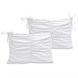 Posh Living Briseis 3pc Full/Queen Comforter Set White