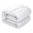 Posh Living Briseis 3pc Full/Queen Comforter Set White
