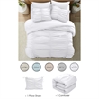 Posh Living Briseis 2pc Twin/Twin XL Comforter Set White