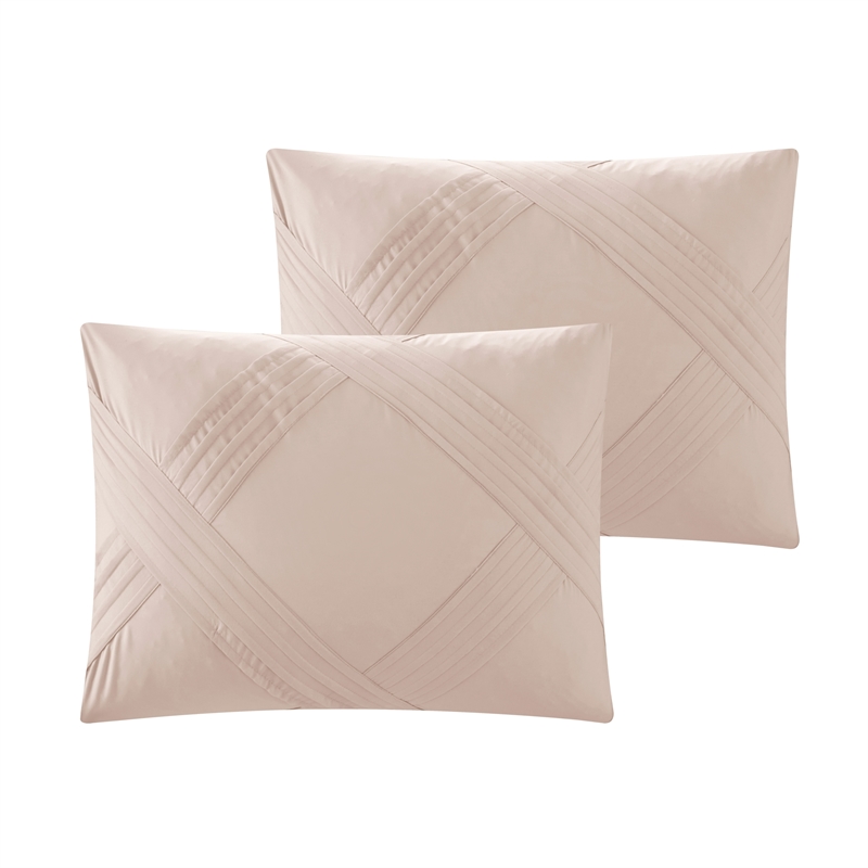 Posh Living Daniyah 5pc Full/Queen Comforter Set Blush