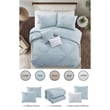 Posh Living Daniyah 5pc King/California King Comforter Set Blue