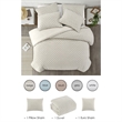 Posh Living Nika 3pc Twin/Twin XL Duvet Set Beige