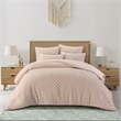 Posh Living Nika 5pc Full/Queen Duvet Set Blush