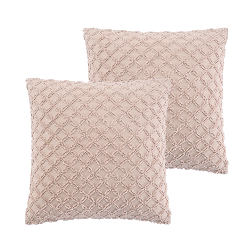 Posh Living Nika 5pc Full/Queen Duvet Set Blush