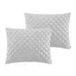Posh Living Nika 5pc Full/Queen Duvet Set Grey