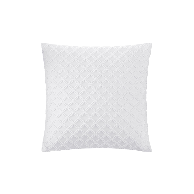 Posh Living Nika 3pc Twin/Twin XL Duvet Set White