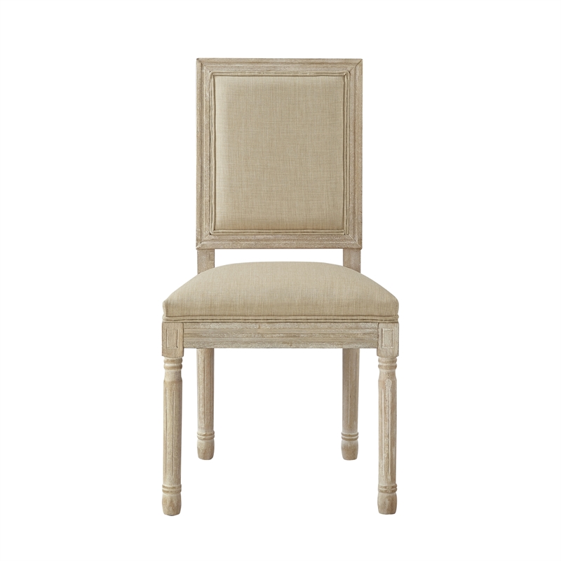 Posh Living Westen Linen Dining Chair (Set of 2) Beige
