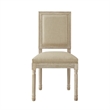 Posh Living Westen Linen Dining Chair (Set of 2) Beige