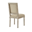Posh Living Westen Linen Dining Chair (Set of 2) Beige