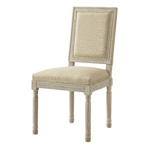 Posh Living Westen Linen Dining Chair (Set of 2) Beige