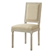 Posh Living Westen Linen Dining Chair (Set of 2) Beige