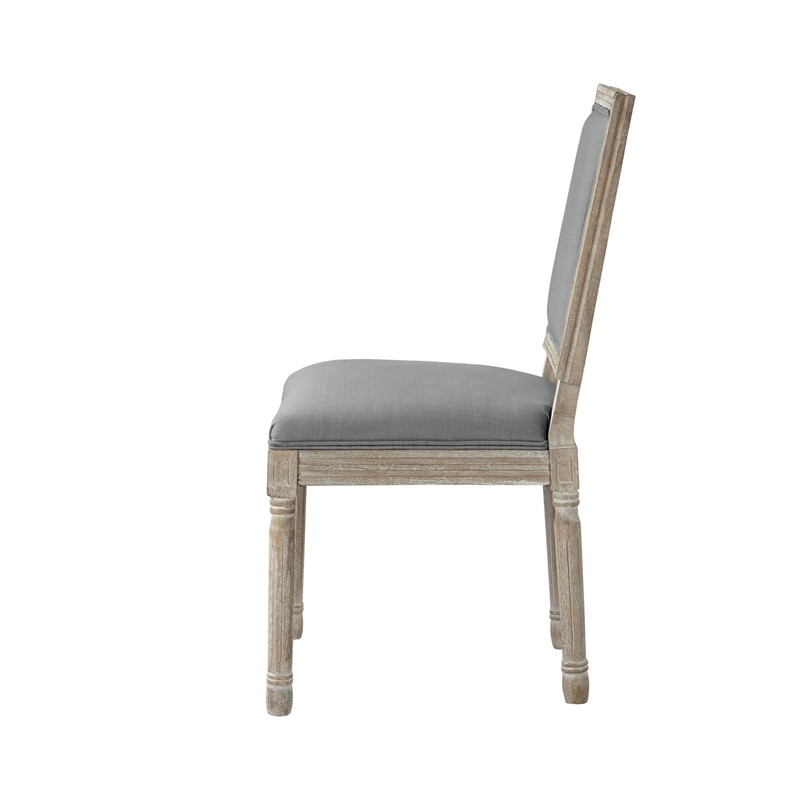 Posh Living Westen Linen Dining Chair (Set of 2) Grey