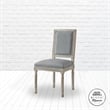 Posh Living Westen Linen Dining Chair (Set of 2) Grey