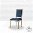 Posh Living Westen Linen Dining Chair (Set of 2) Navy