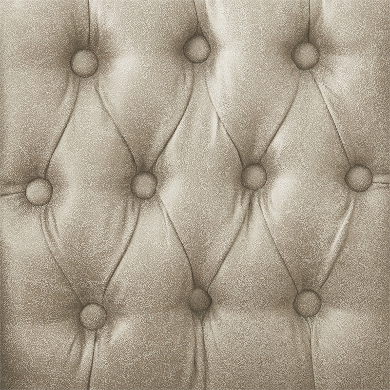 Posh Living Preslie Leather PU Counter Stool (Set of 2) Beige