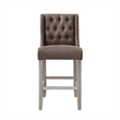 Posh Living Preslie Leather PU Counter Stool (Set of 2) Brown