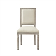 Posh Living Westen Linen Dining Chair (Set of 2) Cream White