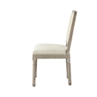Posh Living Westen Linen Dining Chair (Set of 2) Cream White
