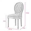 Posh Living Elisheva Linen Dining Chair Beige
