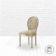 Posh Living Elisheva Linen Dining Chair Beige