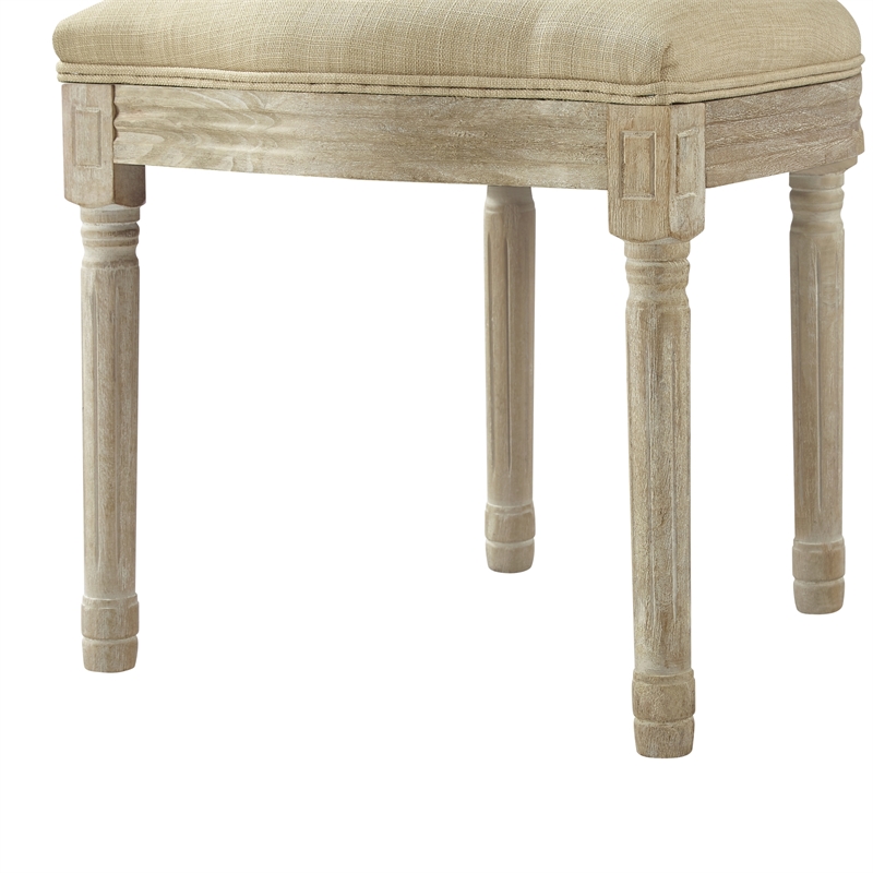 Posh Living Elisheva Linen Dining Chair Beige
