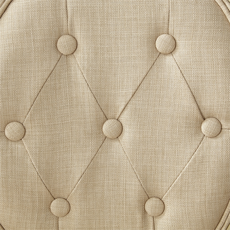 Posh Living Elisheva Linen Dining Chair Beige