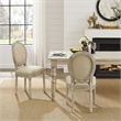 Posh Living Elisheva Linen Dining Chair Beige
